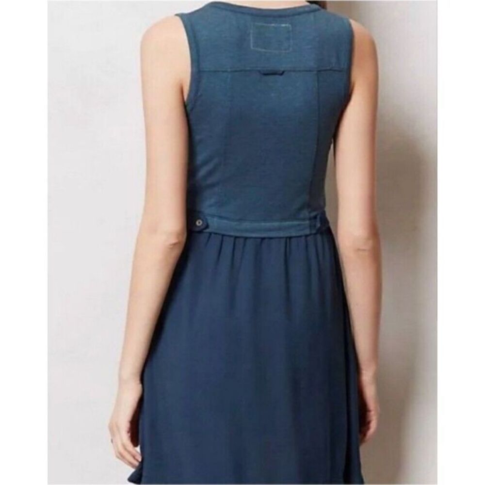 Anthropologie Saturday Sunday Dress Size Large Contrast Sleeveless‎ Mini - Picture 2 of 12